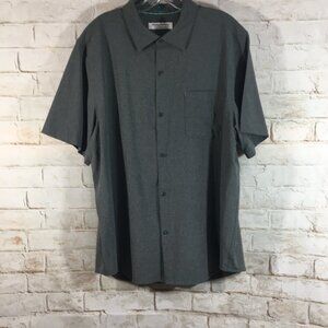 Tommy Bahama Shirt Mens XL Gray The Bahama Coast Islandzone Hawaiian